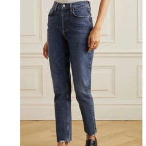 Agolde Riley Long in cypher, size 28